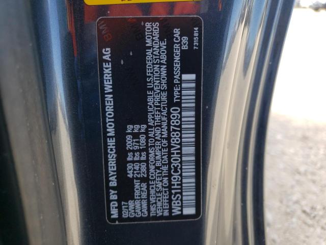 WBS1H9C30HV887890 - 2017 BMW M2 灰色 照片 12