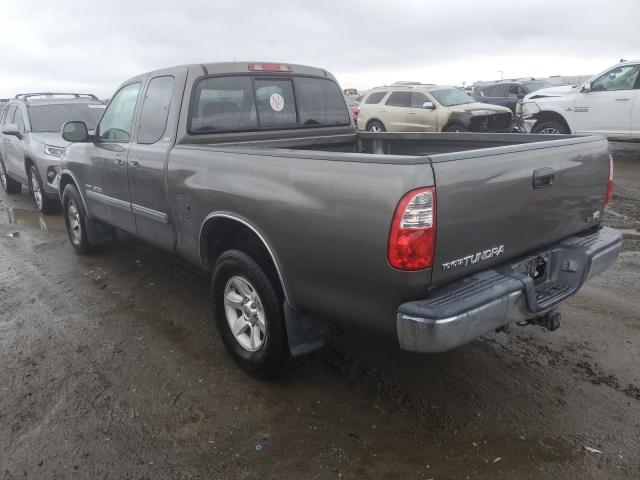 5TBRT34185S470695 - 2005 TOYOTA TUNDRA ACCESS CAB SR5 GRAY photo 2