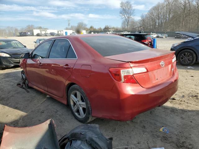 4T1BF1FKXDU652365 - 2013 TOYOTA CAMRY L RED photo 2