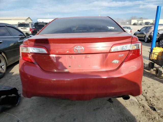 4T1BF1FKXDU652365 - 2013 TOYOTA CAMRY L RED photo 6