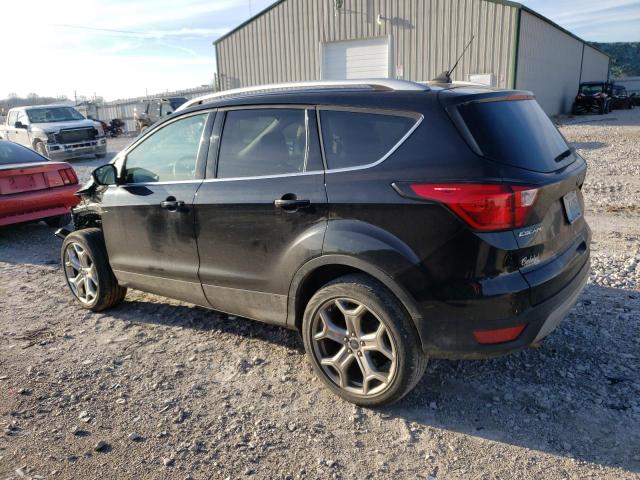 1FMCU9J95KUC24732 - 2019 FORD ESCAPE TITANIUM BLACK photo 2