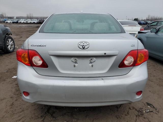 2T1BU40E19C154865 - 2009 TOYOTA COROLLA BASE SILVER photo 6