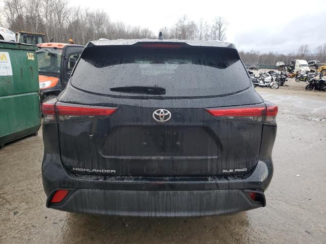 5TDGZRBH6LS503979 - 2020 TOYOTA HIGHLANDER XLE 黑色 照片 6