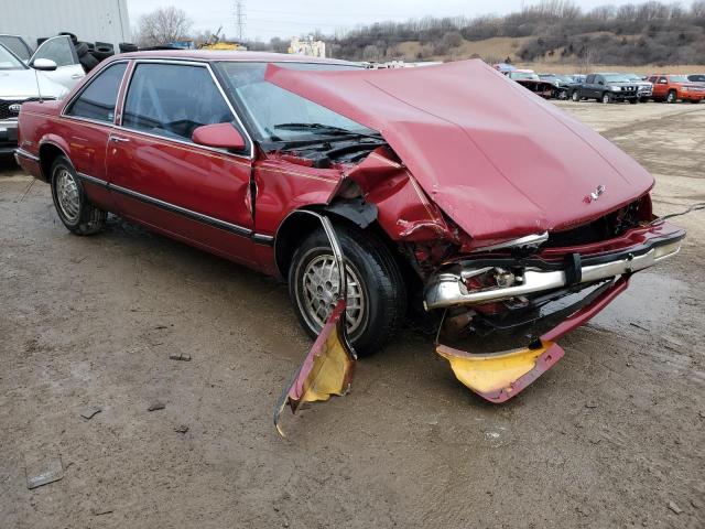 1G4HP14C9LH533992 - 1990 BUICK LESABRE BURGUNDY photo 4