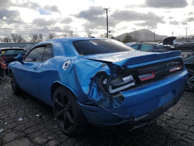 2C3CDZAG3KH677712 - 2019 DODGE CHALLENGER SXT BLUE photo 2