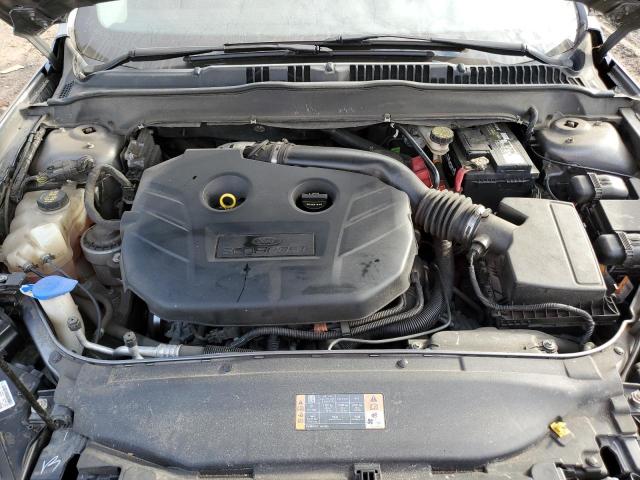 3FA6P0D91ER274352 - 2014 FORD FUSION TITANIUM GRAY photo 11