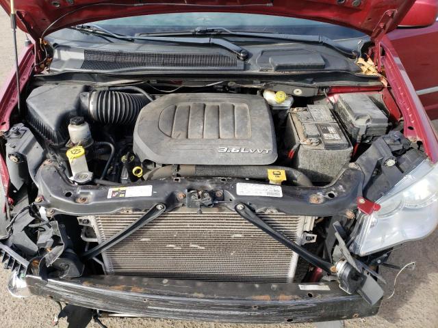 2C4RC1BG3DR540789 - 2013 CHRYSLER TOWN & COU TOURING წითელი ფოტო 12