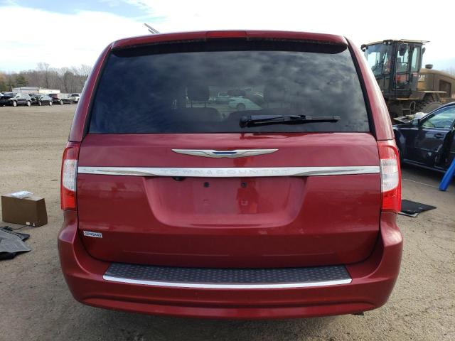 2C4RC1BG3DR540789 - 2013 CHRYSLER TOWN & COU TOURING წითელი ფოტო 6