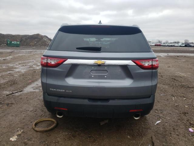 1GNEVFKW5MJ242978 - 2021 CHEVROLET TRAVERSE LS GRAY photo 6