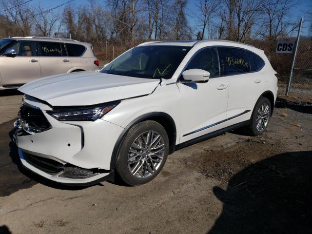 5J8YE1H87NL018488 - 2022 ACURA MDX ADVANCE WHITE photo 1