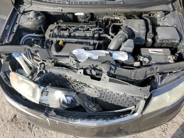 KNAFU4A23B5355351 - 2011 KIA FORTE EX GRAY photo 11