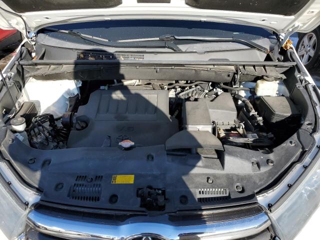 5TDJKRFH5GS278755 - 2016 TOYOTA HIGHLANDER XLE WHITE photo 12