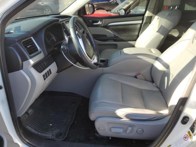 5TDJKRFH5GS278755 - 2016 TOYOTA HIGHLANDER XLE WHITE photo 7