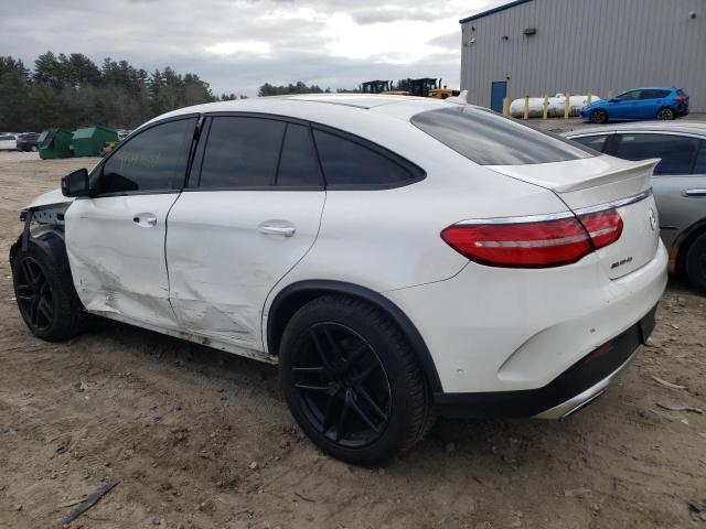 4JGED6EB5JA109729 - 2018 MERCEDES-BENZ GLE COUPE 43 AMG WHITE photo 2