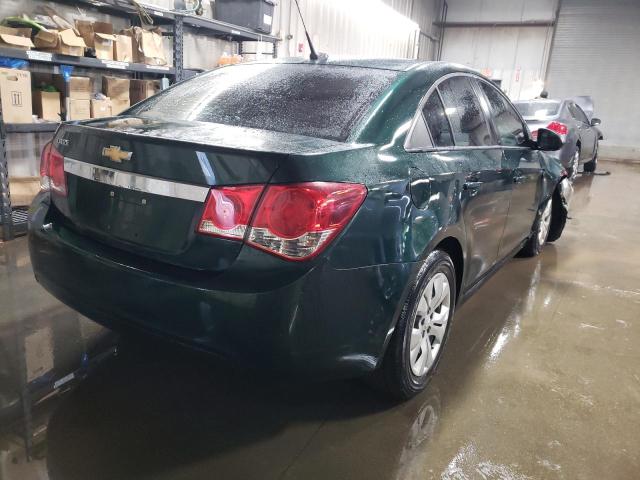 1G1PA5SH4E7159297 - 2014 CHEVROLET CRUZE LS GREEN photo 3