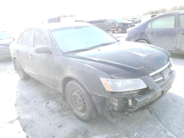 5NPET46C37H294755 - 2007 HYUNDAI SONATA GLS BLACK photo 4