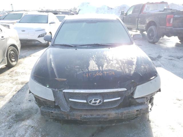 5NPET46C37H294755 - 2007 HYUNDAI SONATA GLS BLACK photo 5