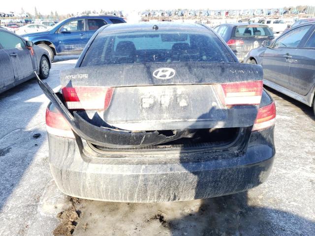 5NPET46C37H294755 - 2007 HYUNDAI SONATA GLS BLACK photo 6