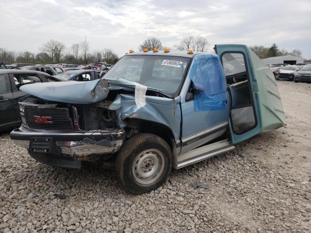 1GTFK24K5KE515870 - 1989 GMC SIERRA K2500 BLUE photo 1