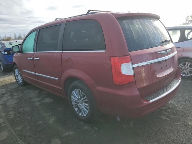 2C4RC1CG1FR540128 - 2015 CHRYSLER TOWN & COU TOURING L RED photo 2