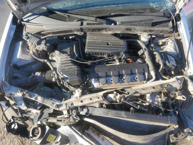 1HGEM22931L124637 - 2001 HONDA CIVIC SI SILVER photo 11