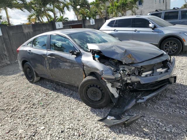 2HGFC2F64KH562797 - 2019 HONDA CIVIC LX Сірий фото 4