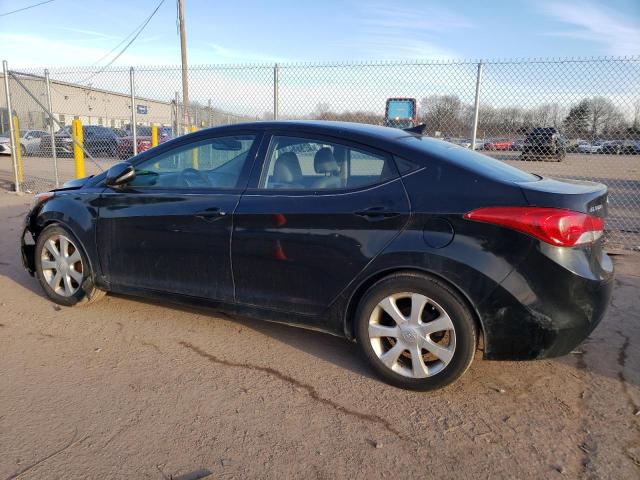 5NPDH4AE4DH305926 - 2013 HYUNDAI ELANTRA GLS BLACK photo 2