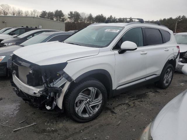 5NMS2DAJ3MH352724 - 2021 HYUNDAI SANTA FE SEL WHITE photo 1