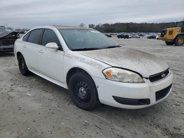 2G1WD5E39D1259877 - 2013 CHEVROLET IMPALA POLICE WHITE photo 4