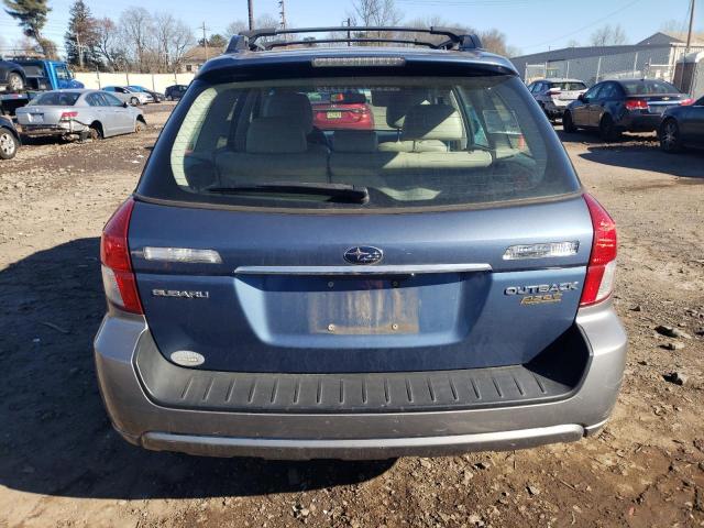 4S4BP62C287316559 - 2008 SUBARU OUTBACK 2.5I LIMITED BLUE photo 6