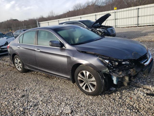 1HGCR2F38EA049174 - 2014 HONDA ACCORD LX GRAY photo 4