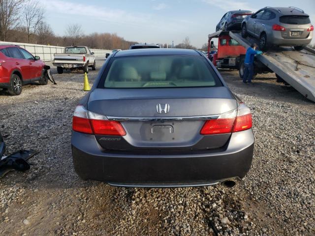 1HGCR2F38EA049174 - 2014 HONDA ACCORD LX GRAY photo 6