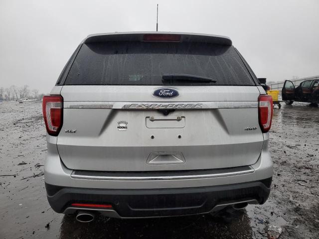 1FM5K8D83JGA27986 - 2018 FORD EXPLORER XLT SILVER photo 6