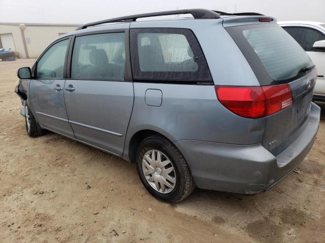 5TDZA23C94S075241 - 2004 TOYOTA SIENNA CE BLUE photo 2