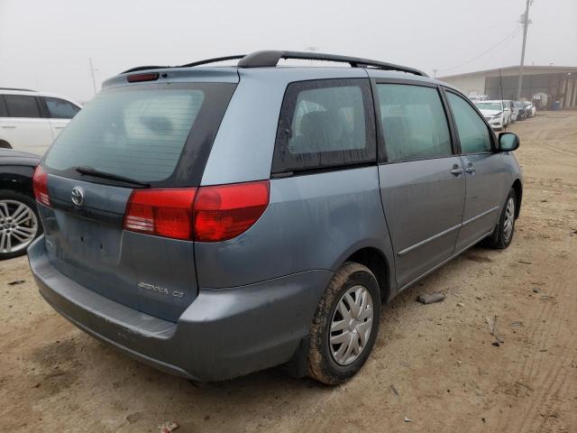 5TDZA23C94S075241 - 2004 TOYOTA SIENNA CE BLUE photo 3