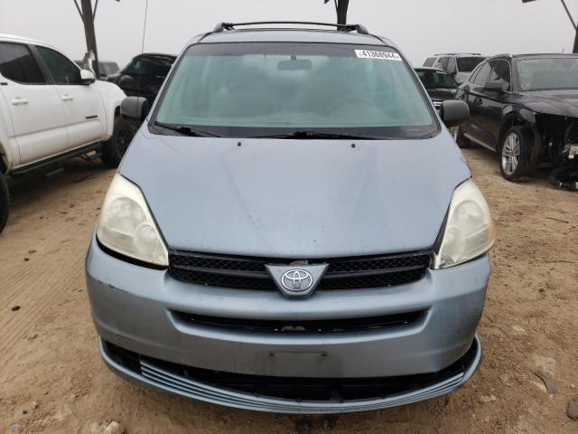 5TDZA23C94S075241 - 2004 TOYOTA SIENNA CE BLUE photo 5