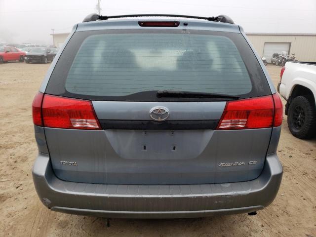 5TDZA23C94S075241 - 2004 TOYOTA SIENNA CE BLUE photo 6