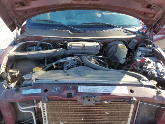 3B7KF23Z02M227315 - 2002 DODGE RAM 2500 MAROON photo 11