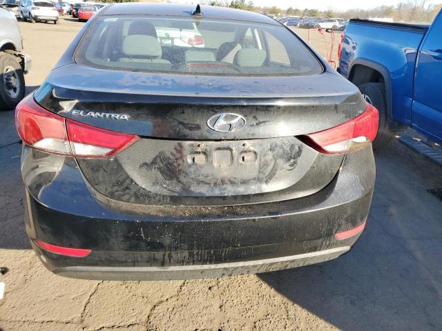 5NPDH4AE0EH455985 - 2014 HYUNDAI ELANTRA SE BLACK photo 6