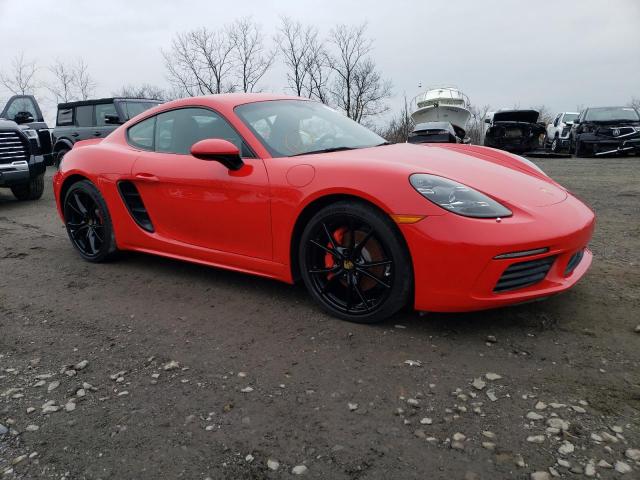 WP0AB2A80MK275019 - 2021 PORSCHE CAYMAN S RED photo 4