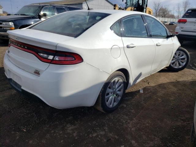 1C3CDFBB3ED828003 - 2014 DODGE DART SXT WHITE photo 3