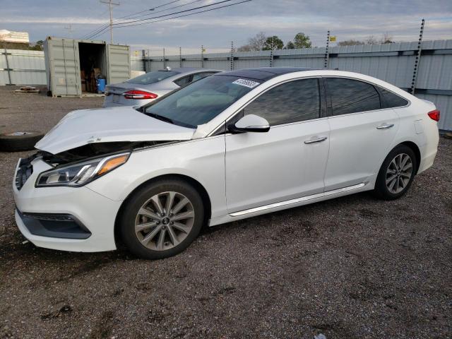 5NPE34AF6GH314756 - 2016 HYUNDAI SONATA SPORT WHITE photo 1