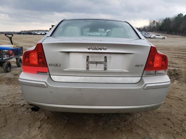 YV1RS592782693775 - 2008 VOLVO S60 2.5T SILVER photo 6