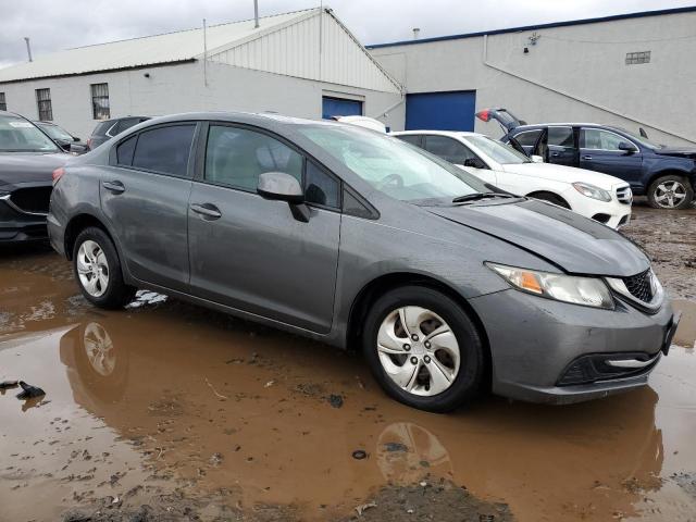 19XFB2F52DE242093 - 2013 HONDA CIVIC LX GRAY photo 4