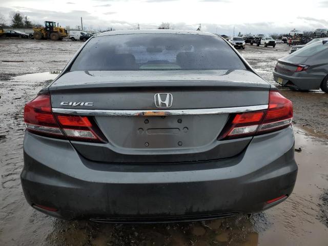 19XFB2F52DE242093 - 2013 HONDA CIVIC LX GRAY photo 6