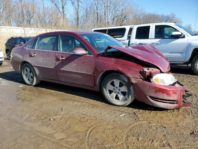 2G1WT58K389208257 - 2008 CHEVROLET IMPALA LT RED photo 4