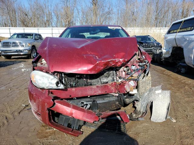 2G1WT58K389208257 - 2008 CHEVROLET IMPALA LT RED photo 5