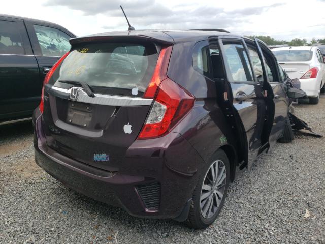 3HGGK5G82FM745132 - 2015 HONDA FIT EX PURPLE photo 4