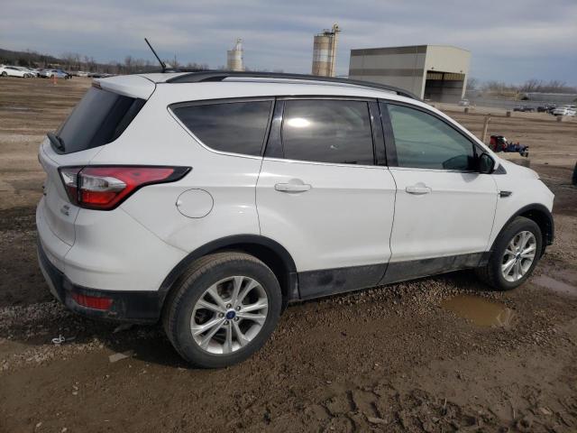 1FMCU9GD3JUB43089 - 2018 FORD ESCAPE SE WHITE photo 3