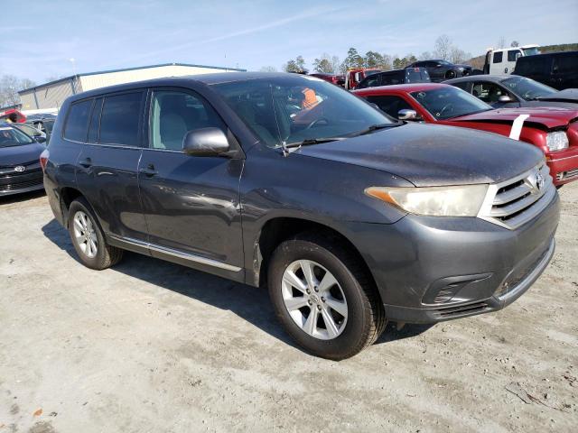 5TDZA3EH1CS023907 - 2012 TOYOTA HIGHLANDER BASE GRAY photo 4